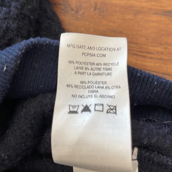 Patagonia Woolyester Fleece Pullover—Navy - Picture 3 of 3